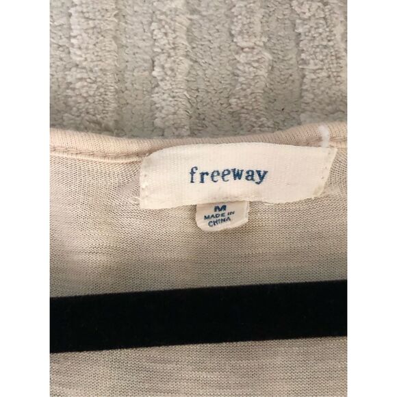 Freeway Beige Top Dress with Colorful Woven Skirt – Size M, - Picture 9 of 10